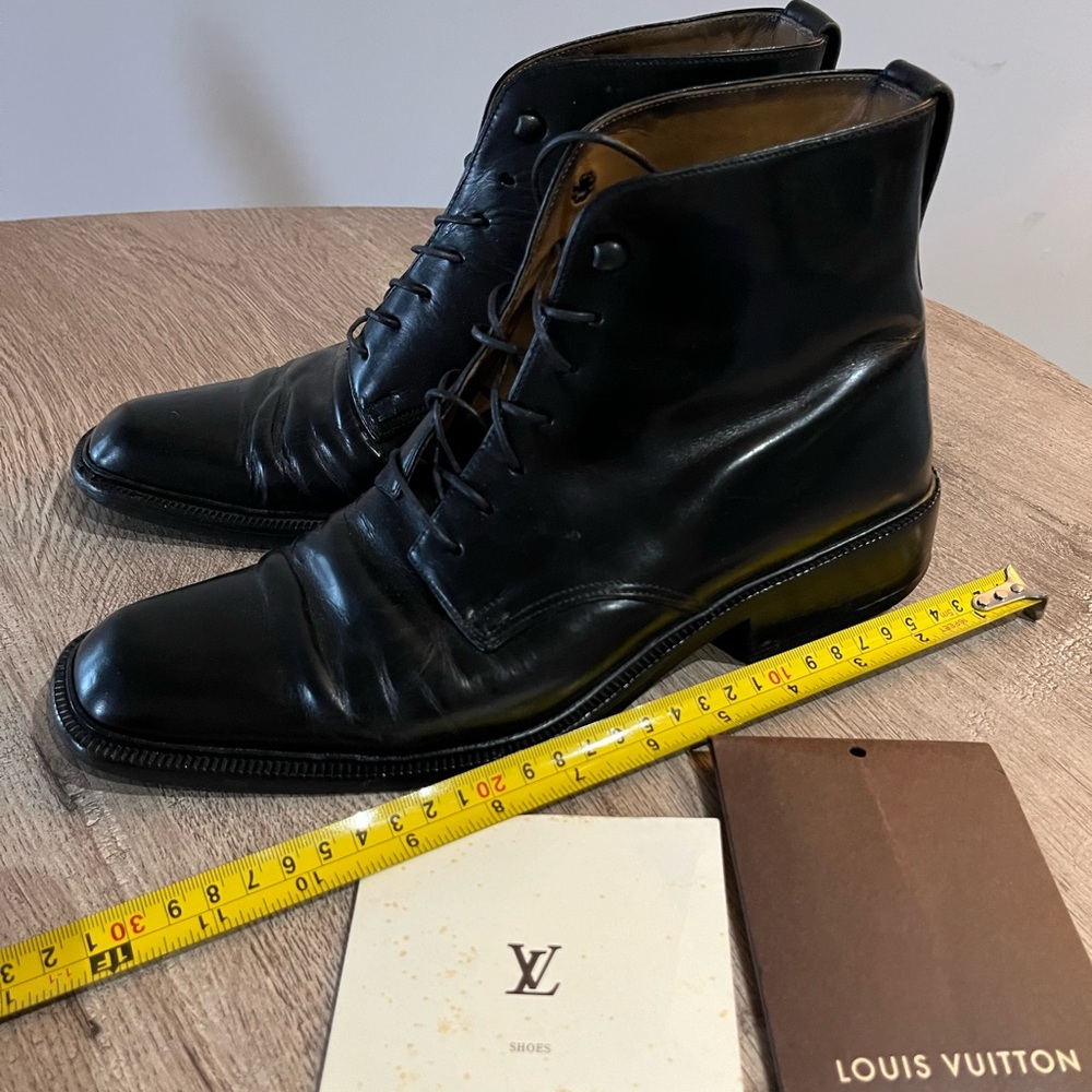 Louis Vuitton boots with square toe UK 5 1/2 Euro 39 = US M 6.5/7 or W 8.5/9